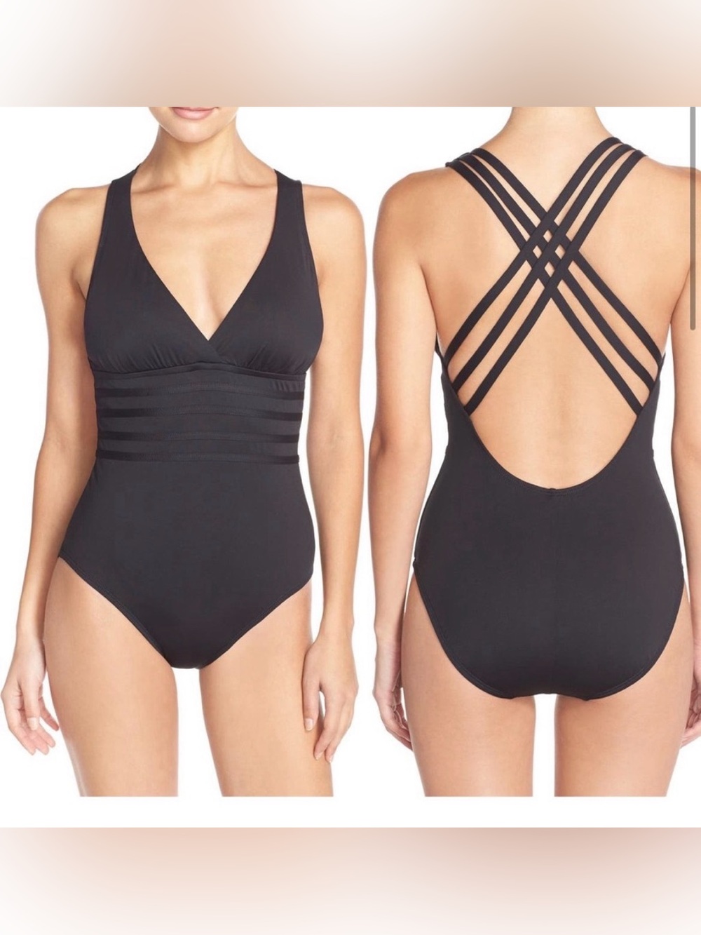 La Blanca Strappy One-Piece Swimsuit